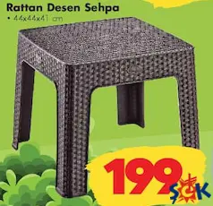 RATTAN DESEN SEHPA 44X44X41 CM RATTAN DESEN SEHPA 44X44X41 CM